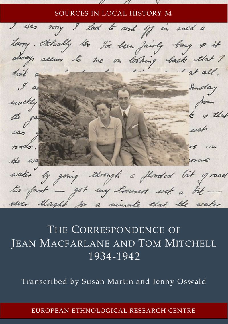 Front cover for The Correspondence of Jean Macfarlane  and Tom Mitchell, 1934-1942